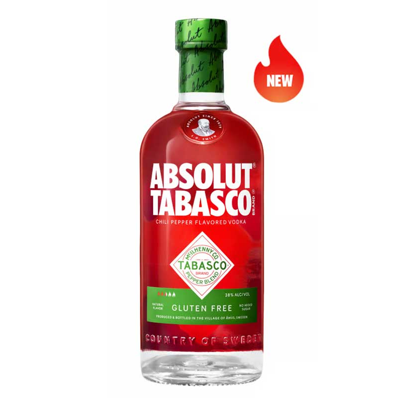 Absolut Tabasco Vodka 750ml