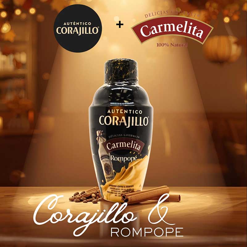 Autentico Corajillo Carmelita Rompope 150ml
