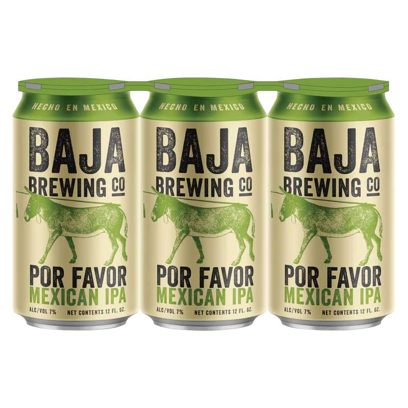 Baja Brewing Por Favor Mexican IPA 6pk 12oz/Cans