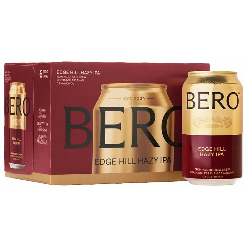 Bero Edge Hill Hazy IPA Non Alcoholic 6pk 12oz/Cans