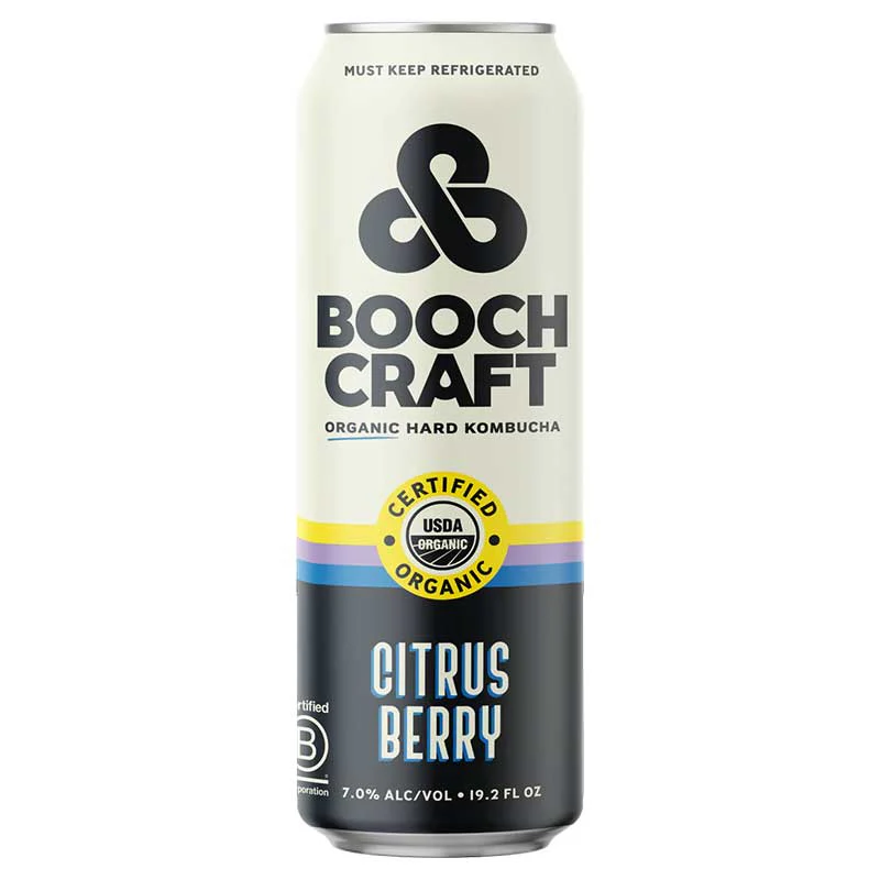 Booch Craft Citrus Berry Organic Hard Kombucha 19.2oz