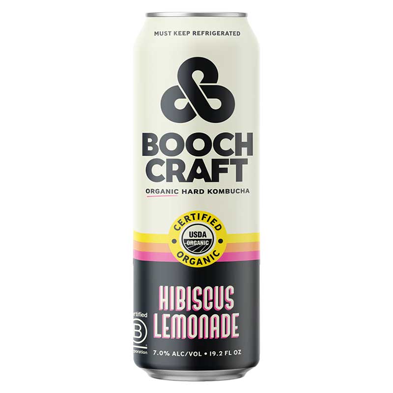 Booch Craft Hibiscus Lemonade Organic Hard Kombucha 19.2oz