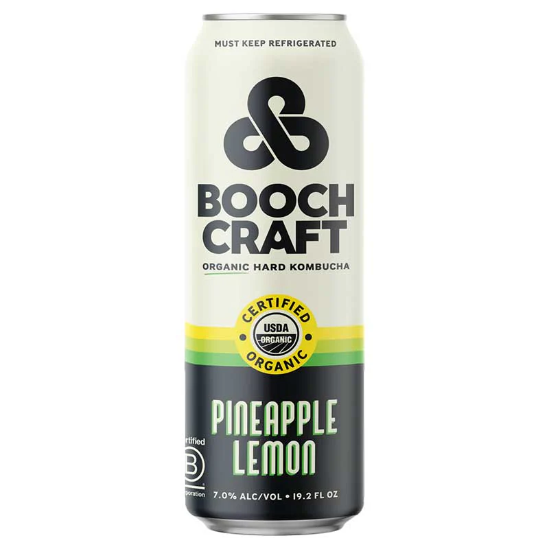 Booch Craft Pineapple Lemon Organic Hard Kombucha 19.2oz