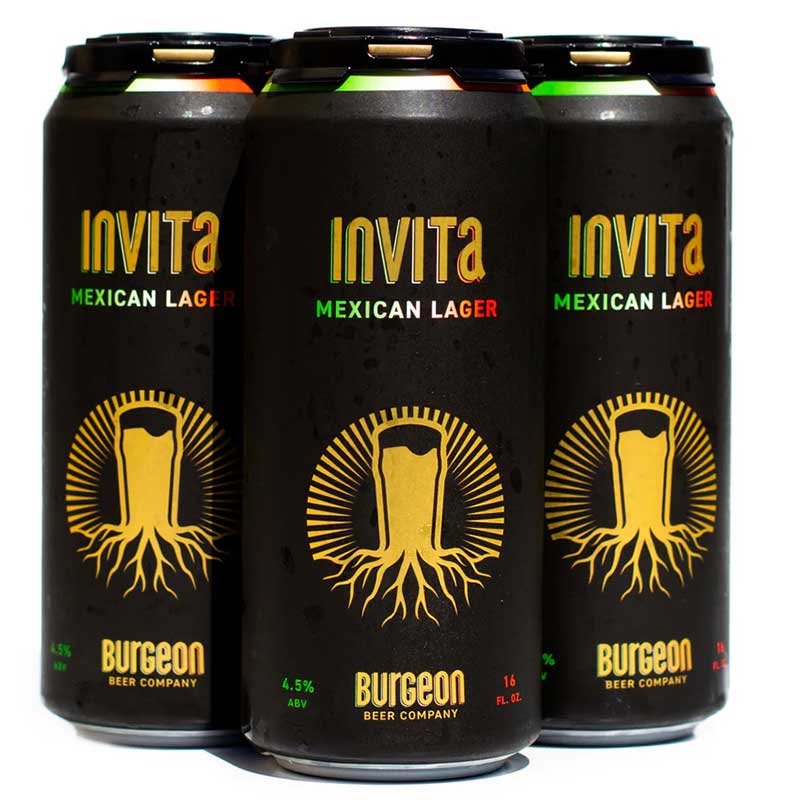 Burgeon Invita Mexican Lager 4pk 16oz/Cans