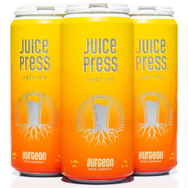 Burgeon Juice Press Hazy IPA 4pk 16oz/Cans