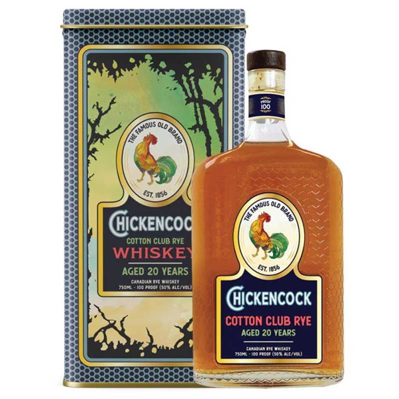 Chickencock 20 Year Cotton Club Rye Whiskey 750ml