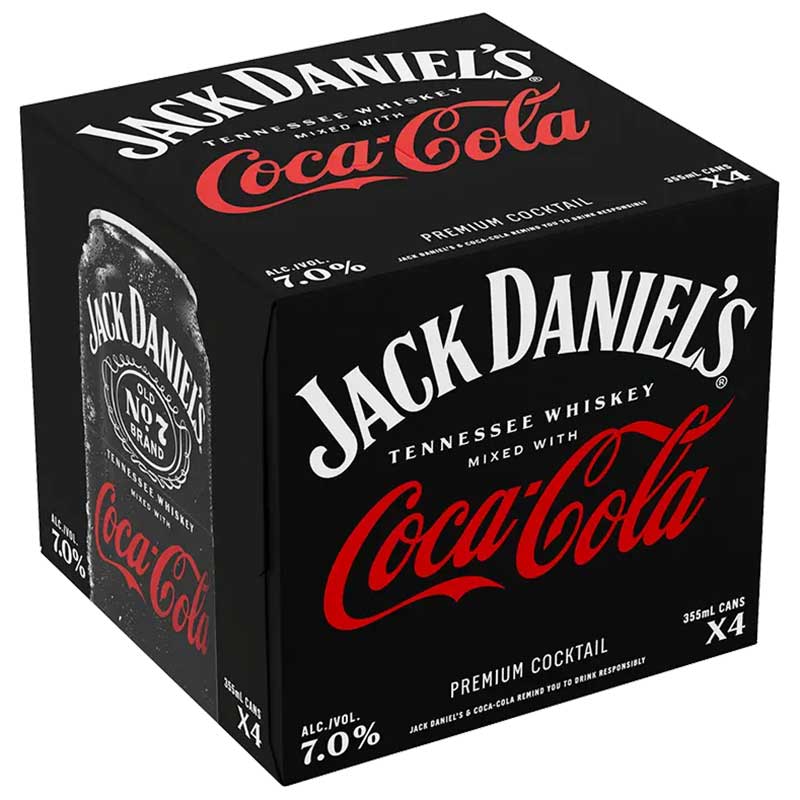 Coca Cola Jack Daniel's Cocktail 4pk