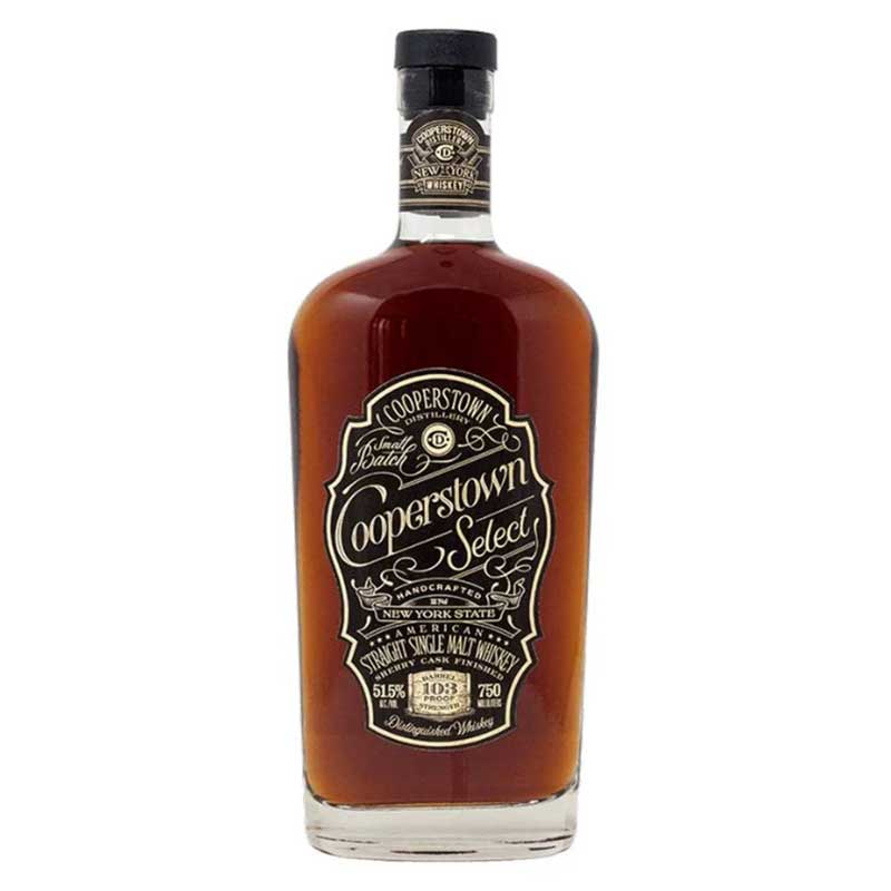 Cooperstown Select Straight Single Malt Whiskey 750ml