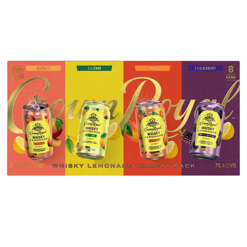 Crown Royal Whisky Lemonade Variety Pack 8pk