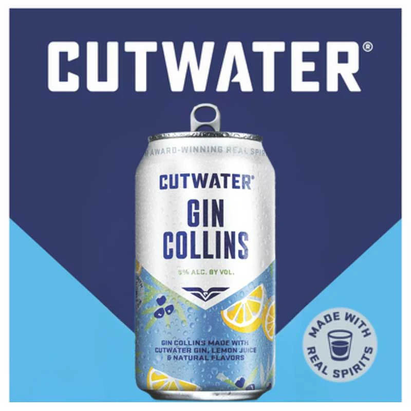 Cutwater Gin Collins 4pk 12oz/Cans
