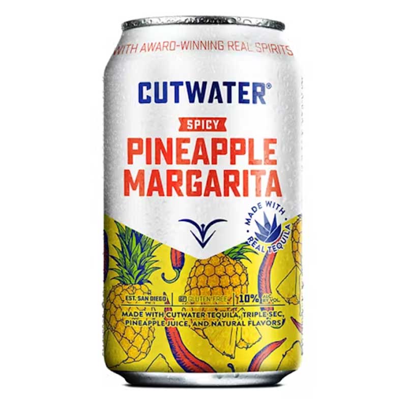 Cutwater Spicy Pineapple Margarita 4pk 12oz/Cans