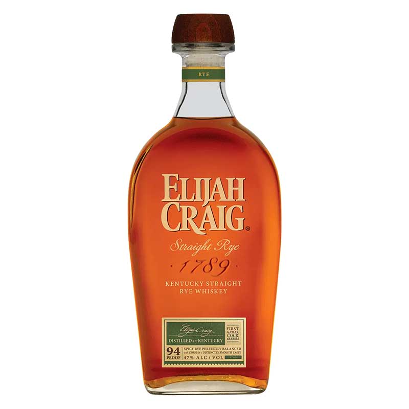 Elijah Craig Rye Whiskey 750ml