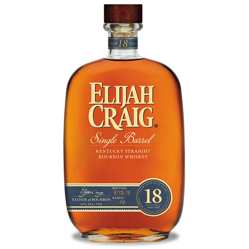 Elijah Craigh 18 Year Bourbon Whiskey 750ml