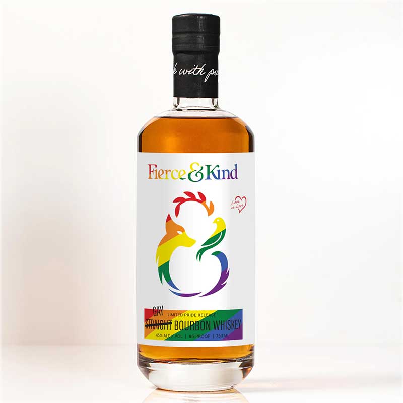 Fierce & Kind Pride Edition Bourbon Whiskey 750ml