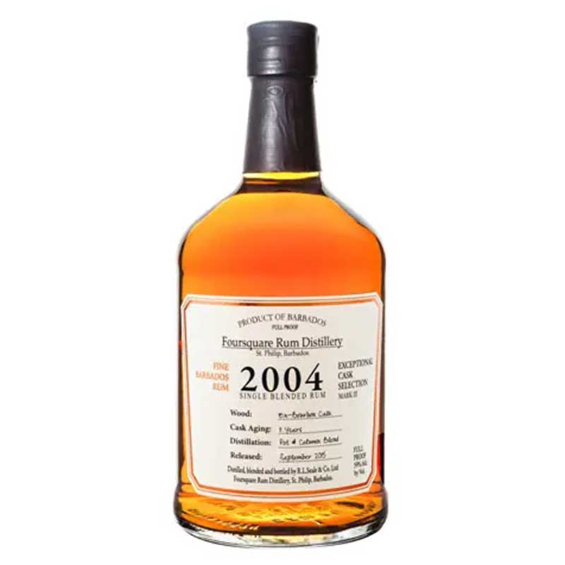 Foursquare 2004 Ex-Bourbon Cask 11 Year Rum 750ml