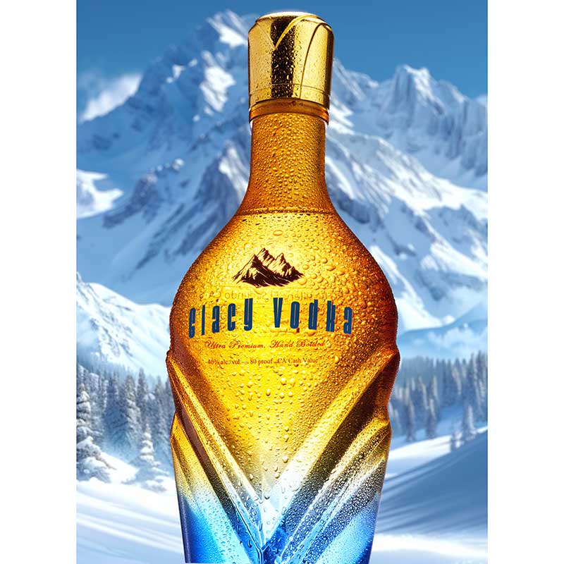 Glacy Vodka 750ml - Image 2