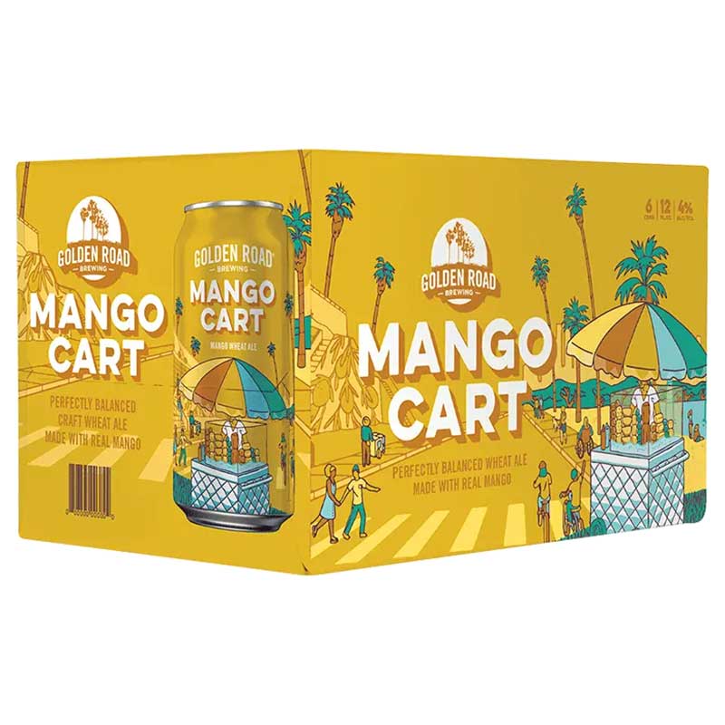 Golden Road Mango Cart Mango Wheat Ale 6pk 12oz/Cans