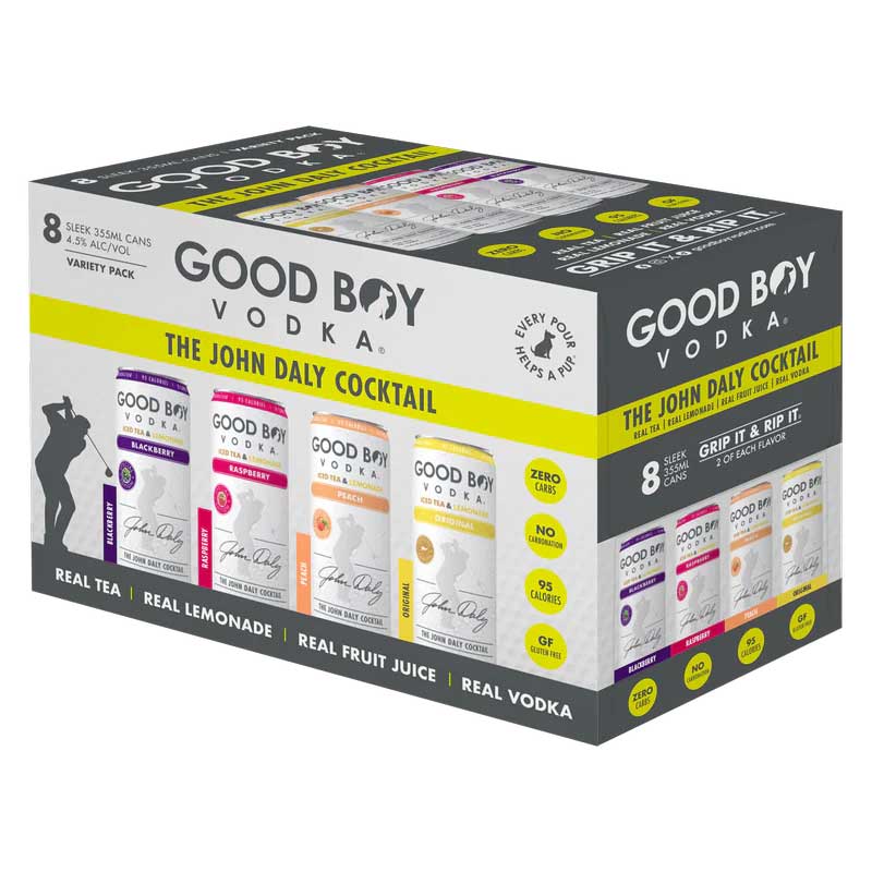 Good Boy The John Daly Vodka Cocktail Variety Pack 8pk