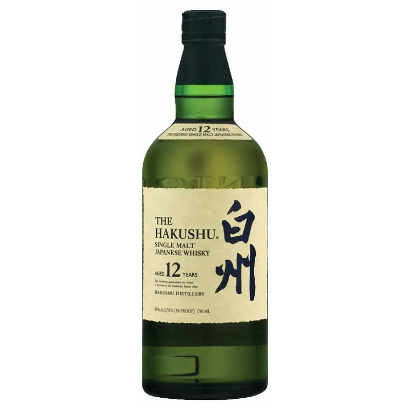 Hakushu 12 Year Japanese Whiskey 750ml