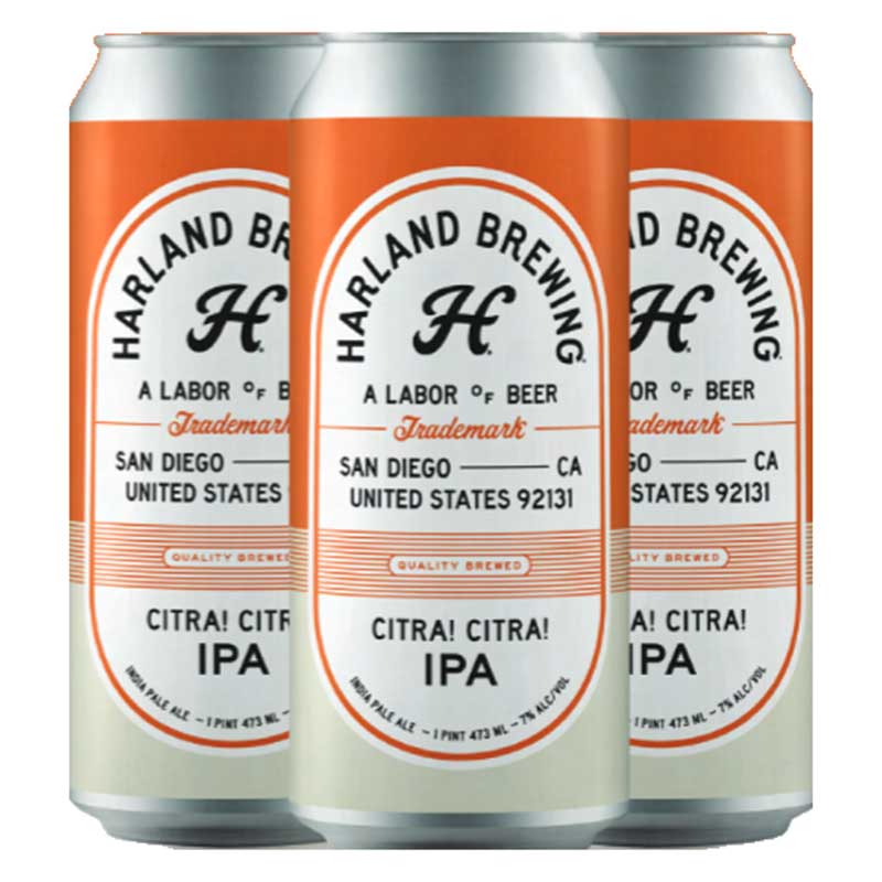 Harland Brewing Citra Citra IPA 4pk 16oz/Cans