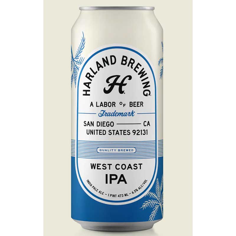 Harland West Coast IPA 4pk 16oz/Cans