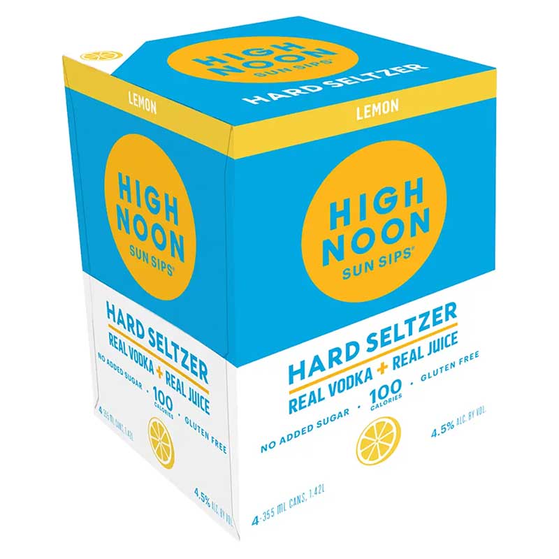 High Noon Lemon 4pk