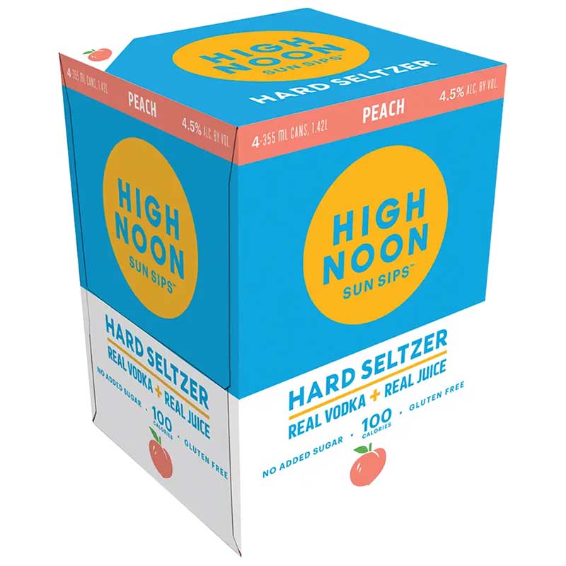 High Noon Peach 4pk