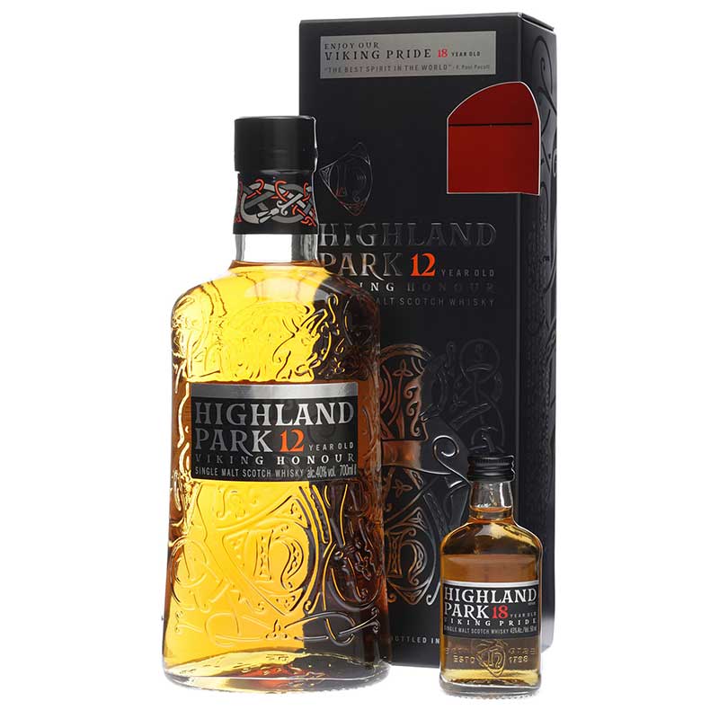 Highland Park 12 Year Gift Set Scotch 750ml