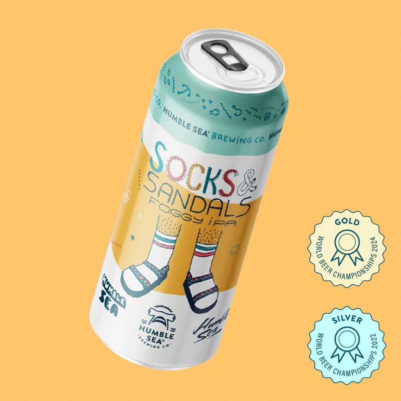 Humble Sea Socks & Sandals Foggy IPA 4pk 16oz/Cans