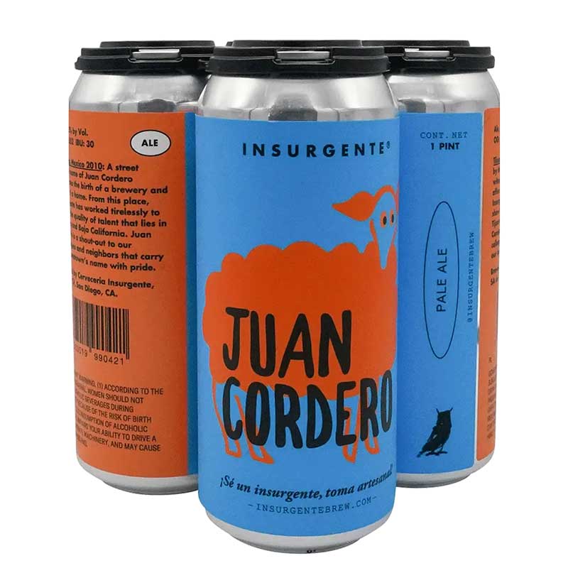 Insurgente Juan Cordero Pale Ale 4pk 16oz/Cans