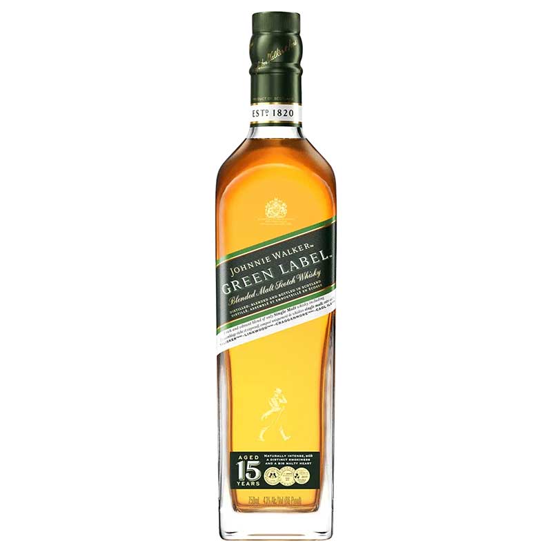 Johnnie Walker 15 Year Green Label Scotch Whisky 750ml