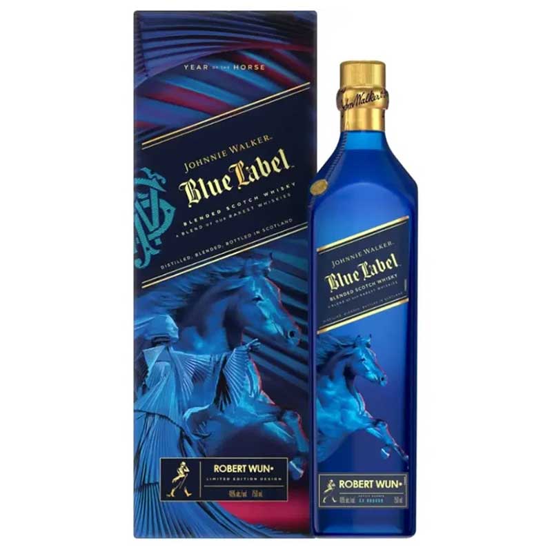 Johnnie Walker Blue Label Year of the Horse Scotch Whiskey 750ml - Image 2