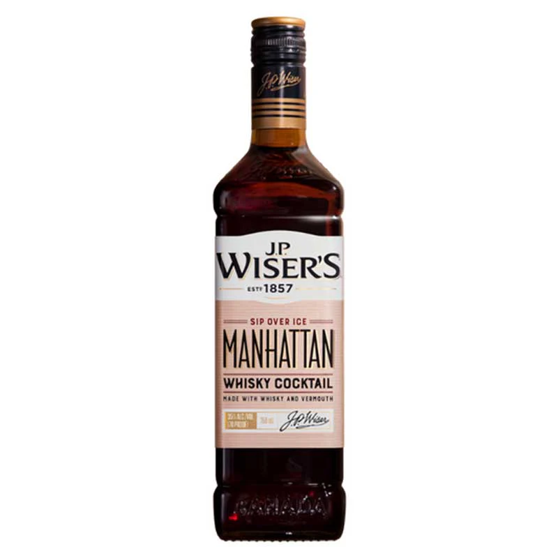 Jp Wisers Manhattan Whisky Cocktail 750ml