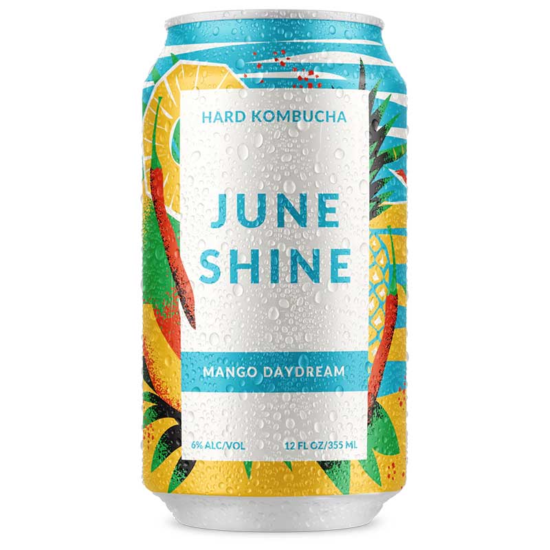 June Shine Mango Daydream Hard Kombucha 4pk 12oz/Cans