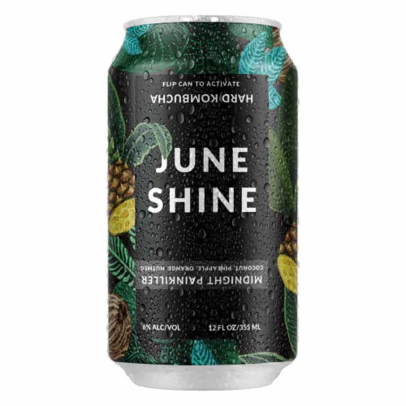 June Shine Midnight Painkiller Hard Kombucha 4pk 12oz/Cans