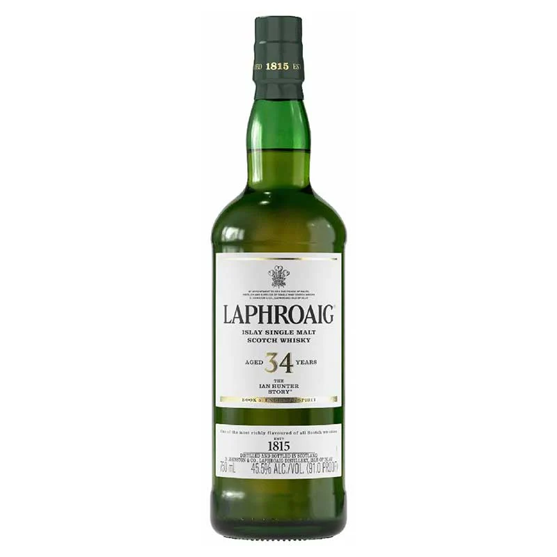 Laphroaig 34 Year The Ian Hunter Story Book 4 Scotch Whisky 750ml
