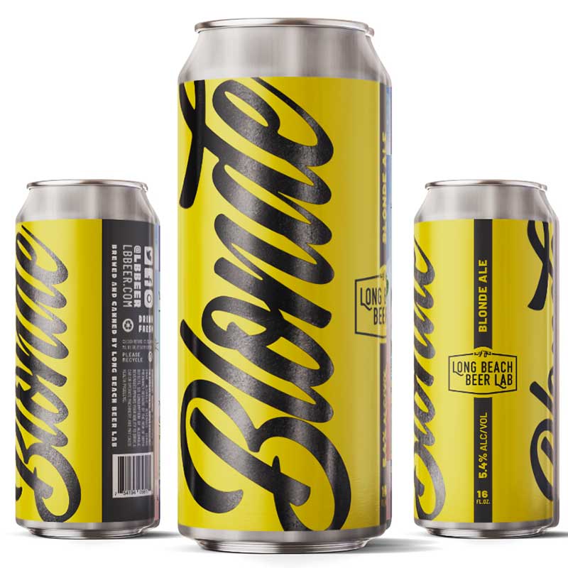 Long Beach Beer Lab Blonde Ale 4pk 16oz/Cans