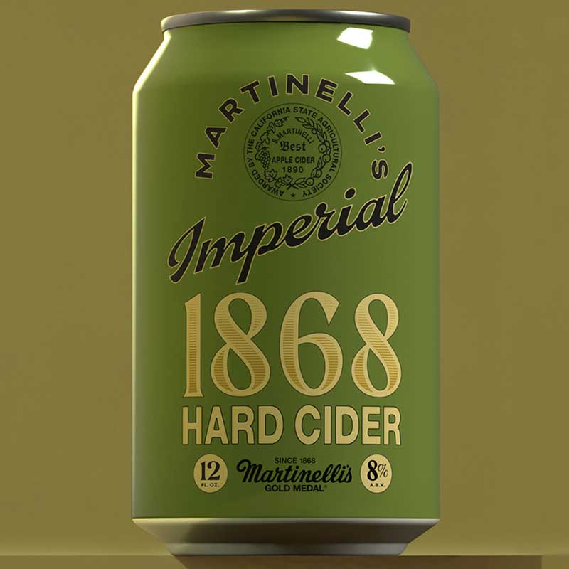 Martinelli’s Imperial 1868 Hard Cider 6pk 12oz/Cans