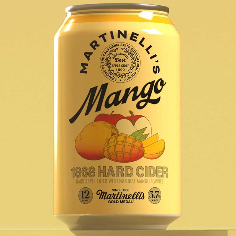 Martinelli’s Mango 1868 Hard Cider 6pk 12oz/Cans
