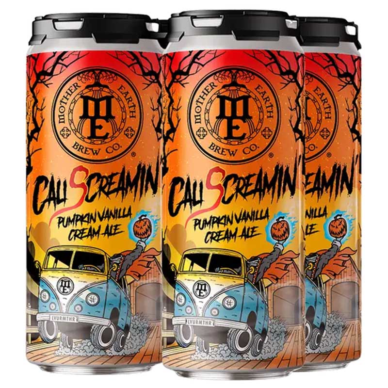 Mother Earth Cali Screamin Pumpkin Vanilla Cream Ale 4pk 16oz/Cans