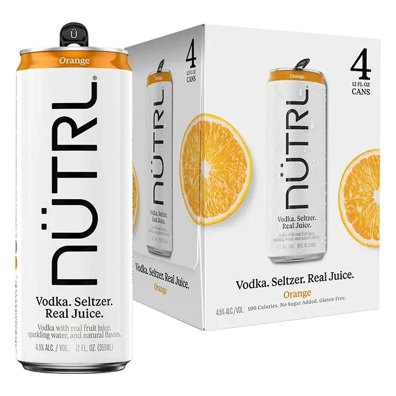 Nutrl Orange Vodka Seltzer 4pk