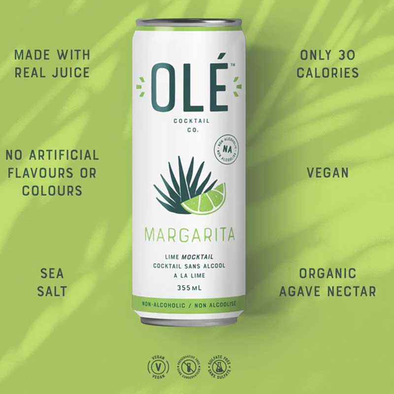 Ole Margarita Mocktail Non Alcoholic 4pk