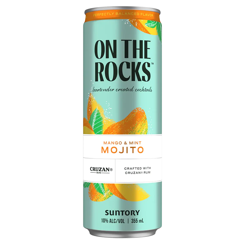 On The Rocks Mango & Mint Mojito 4pk 12oz/Cans