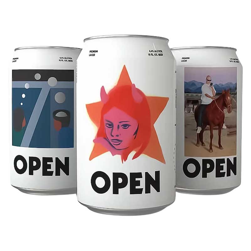 Open Beer Premium Lager 6pk 12oz/Cans