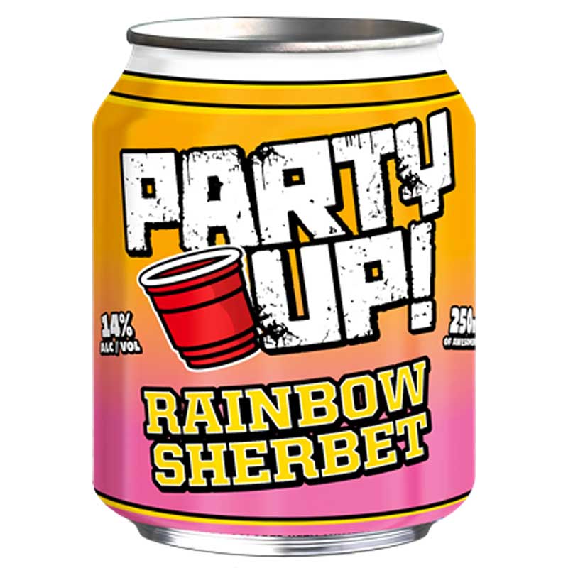 Party Up Rainbow Sherbet 250ml