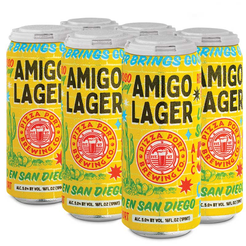 Pizza Port Amigo Lager 6pk 16oz/Cans