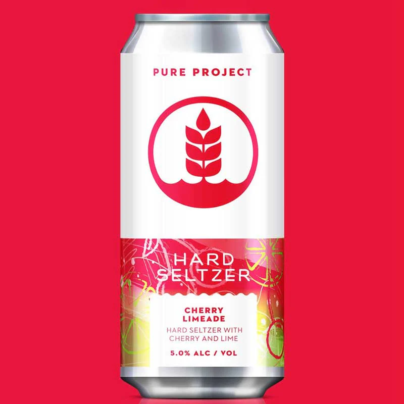 Pure Project Cherry Limeade Hard Seltzer 4pk 16oz/Cans