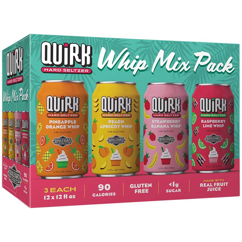 Quirk Whip Mix Pack Hard Seltzer 12pk 12oz/Cans