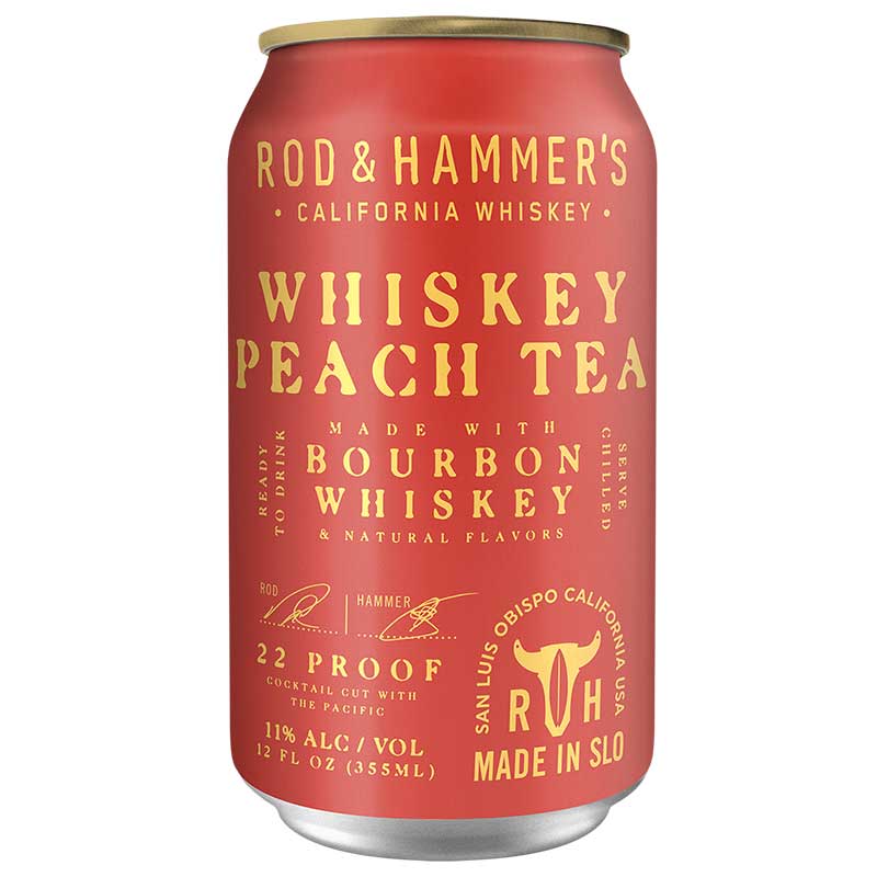 Rod & Hammers Whiskey Peach Tea 355ml