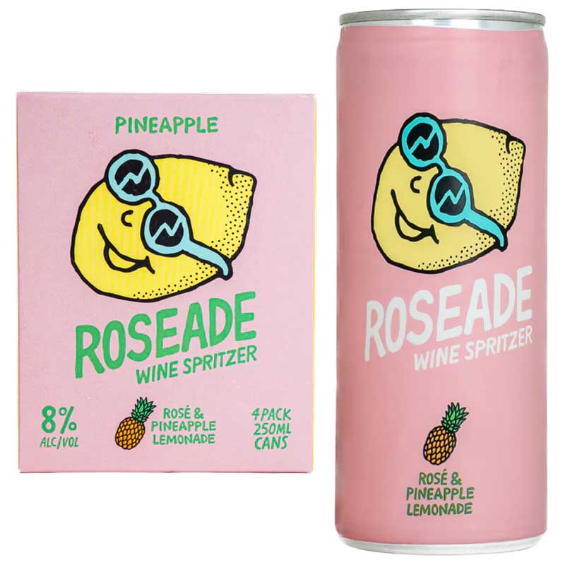 Roseade Pineapple & Lemonade Wine Spritzer 4pk